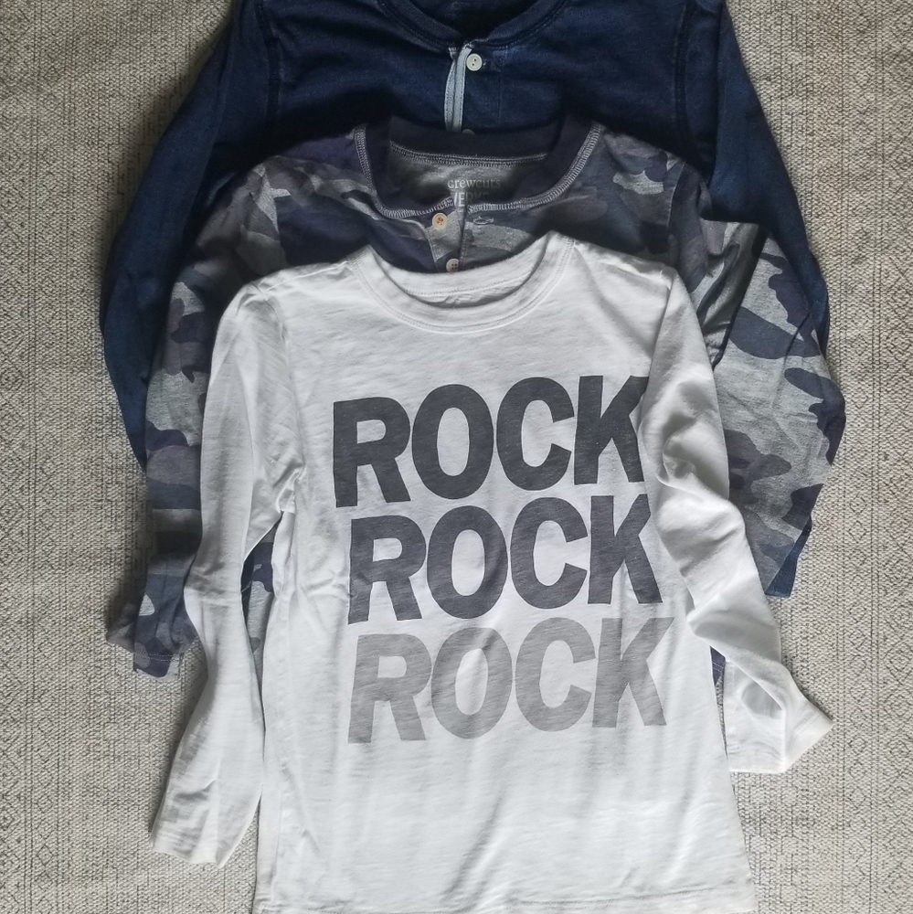 Boys Crewcuts Long Sleeved Tees